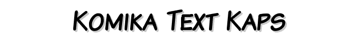 Komika Text Kaps font